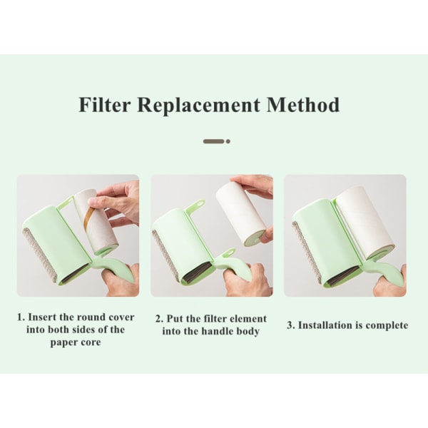 Roller Remover Husholdningssovesofa Lagner Tæpperensværktøj green 6*6*9cm