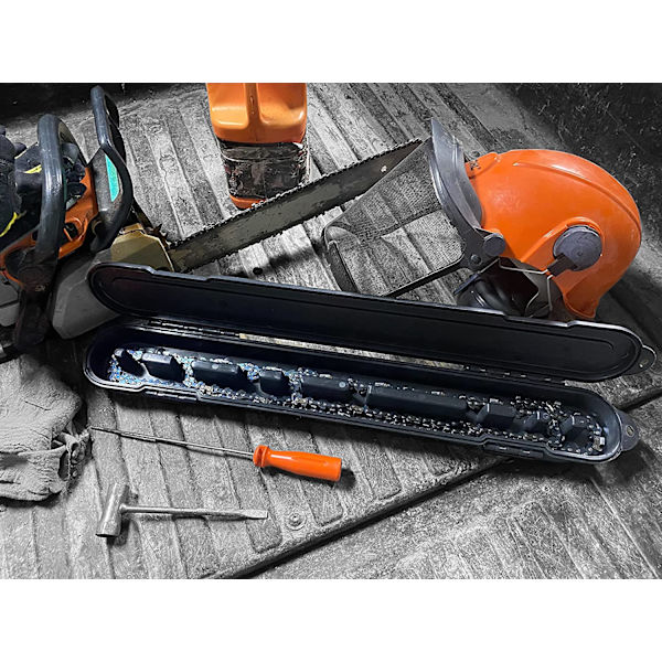 Chain Locker Motorsåg Chain Storage Locker Case orange 50 *10 *6 CM