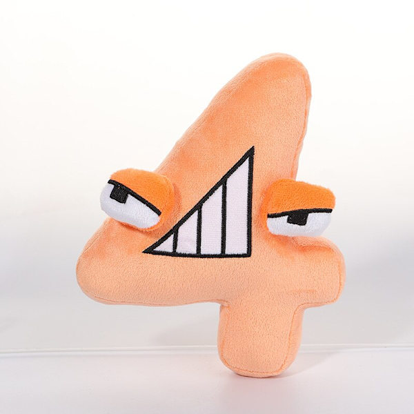 Plysch nummer söt leksak alfabetet Lore alfabetet julklapp number 9