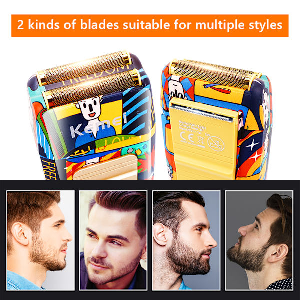 Titanium Blade Shaver Razor Professional Barber Tool 3*6*12cm