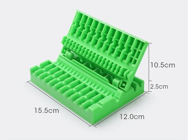 Grillspett Kebab Maker Grill Stringer Box Machine BBQ Gadget green 17.3*11.5*2.5cm