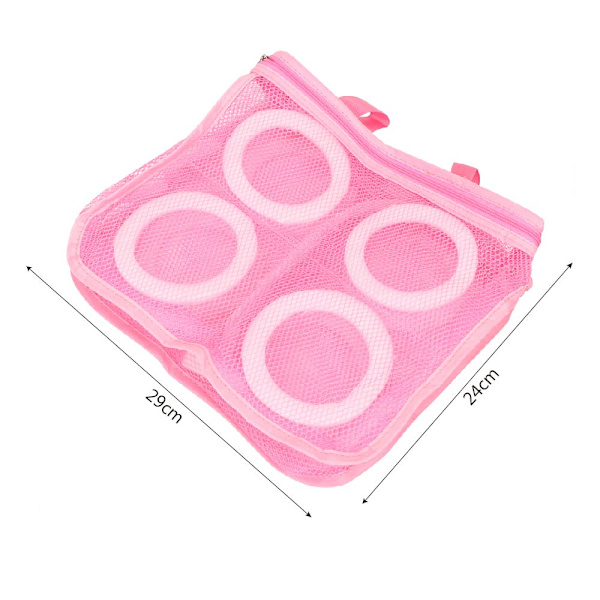Skor Tvättmaskin Skorväska Reseskoförvaringspåsar pink 28*24.5*8cm
