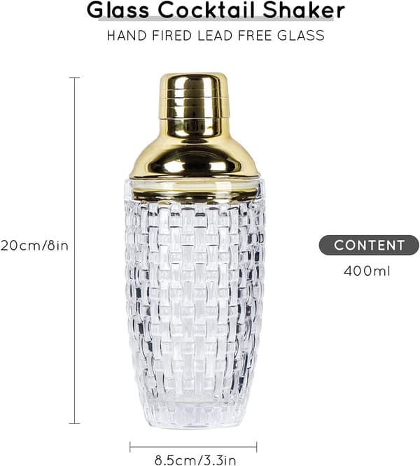 Glas Cocktail Shaker Kit, 13 ounce