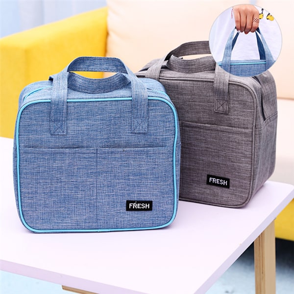 Thermal Women kannettava piknik-eristetty lounaskassi gray 25*14.5*22cm