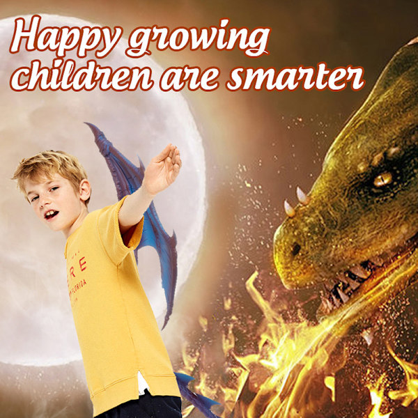 Halloween Cospty Dragonadult Kids Party Djurdräkt green 60*45*8cm