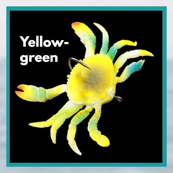 Bionic krabba artificiellt bete fiskebete orange