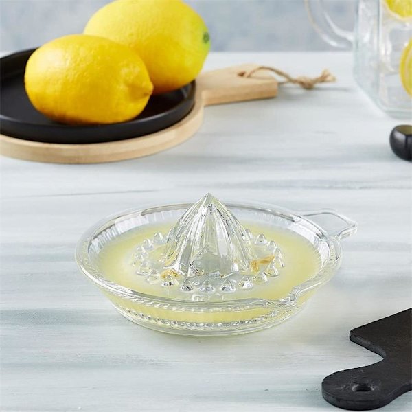 Glas manuel appelsinpresser Ekstraktor Køkkentilbehør transparent 14*13*7cm