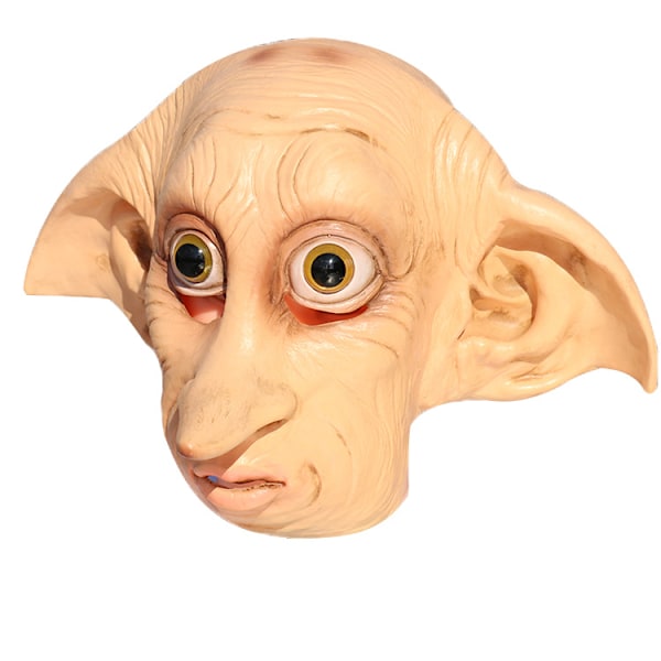 Halloween Trollkarlsvärlden Dobby Hus Elf Mask Masquerade Spöklik Fest Mask Rekv