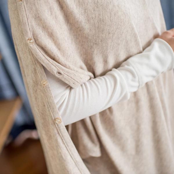 Handduk för gravida kvinnor som ammar light grey