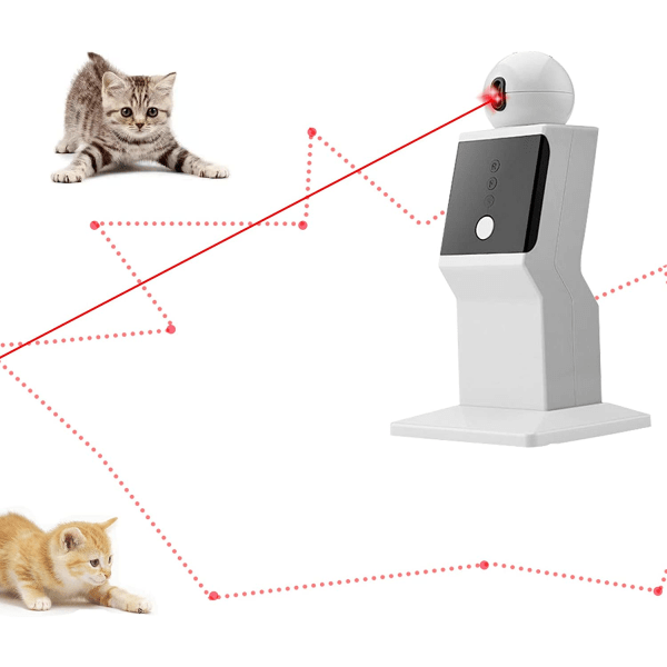 Laserleksak automatisk katt- och hundsportleksak Battery