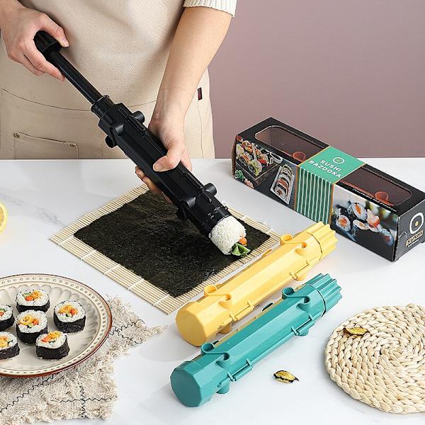 Ny Sushi Making Machine Japansk Roller Rice Form Køkken Sushi Making Tools White