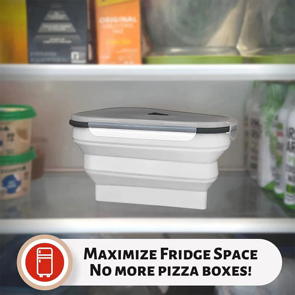 silikon pizzakartong crisper återanvändbar orange