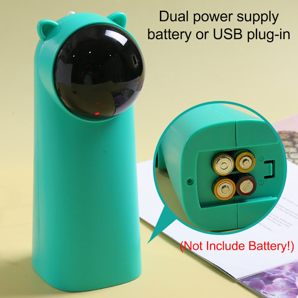 Interactive Smart Teasing Pet LED Laser Sjovt legetøj green 7x7x1 8cm