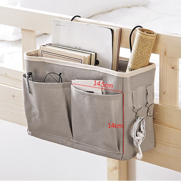 Babyseng sideopbevaringspose bleholder white 30*26*11cm