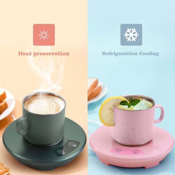 Smart Køling Varme Coaster Elektrisk Kaffe Mælkevarmer Kop pink 16.8*16*41cm