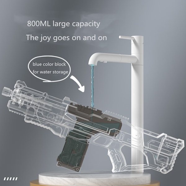 Elektrisk Water Blaster Toy Beach Pool Leksaker bule with magnifying glass