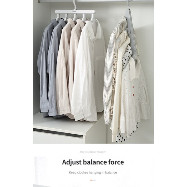 multifunktionell 5 i 1 klädförvaringsställ grey
