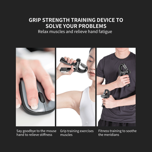 Justerbar Hand/Wrist Training Device Underarmstränare black 16*11*2.2cm