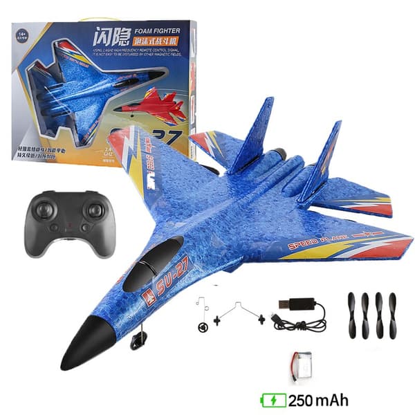 Su-27 Rc Foam Plane 2.4G radiostyrt flygplan red