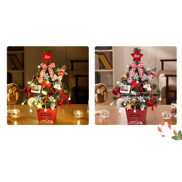 Julgransdekoration 50cm DIY heminredning red SET01