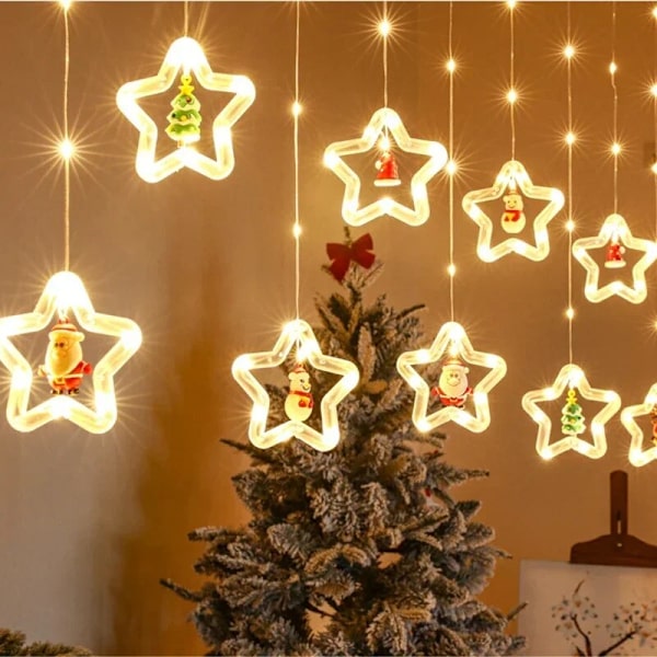Verhot LED-valot Garland Festival joulukoristeet F426-Color EU 220V