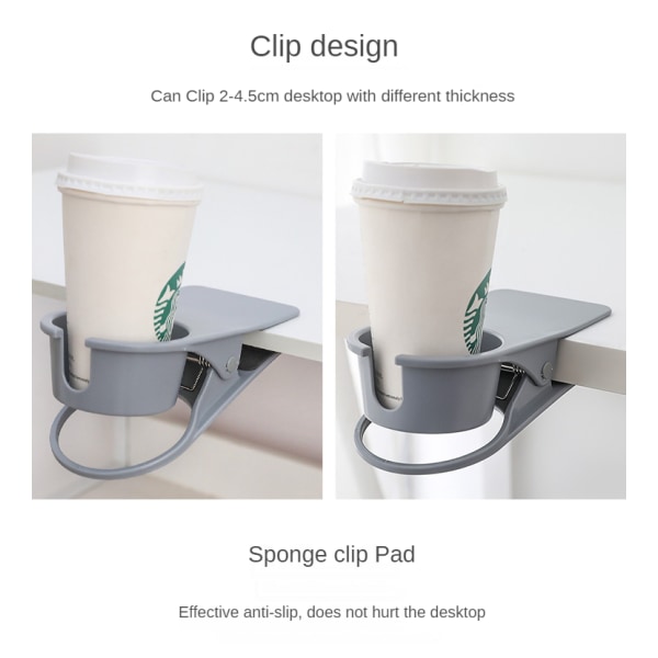 Kaffe Drik Kopholder Desktop Opbevaring gray 19.8*10*4.5cm