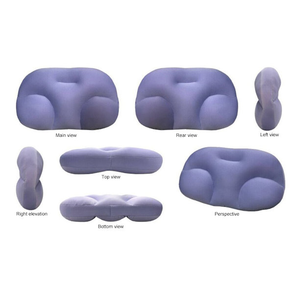 Memory Foam Cervical Kudde Nacke Axel Body Massage Kudde bule