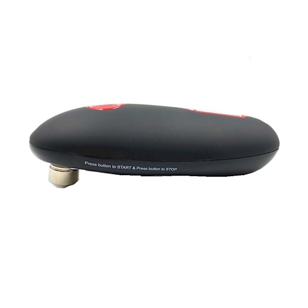 Elektrisk dåseåbner Mini One Touch Automatisk glatte kanter black 17x6.5cm