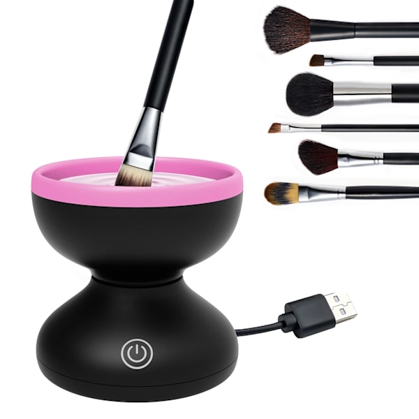 Makeup Brush Cleaner Maskin-Snabbrengöring Elektrisk Sminkborste Maskin-Snabbsnurrande Borstar i alla storlekar tillgängliga