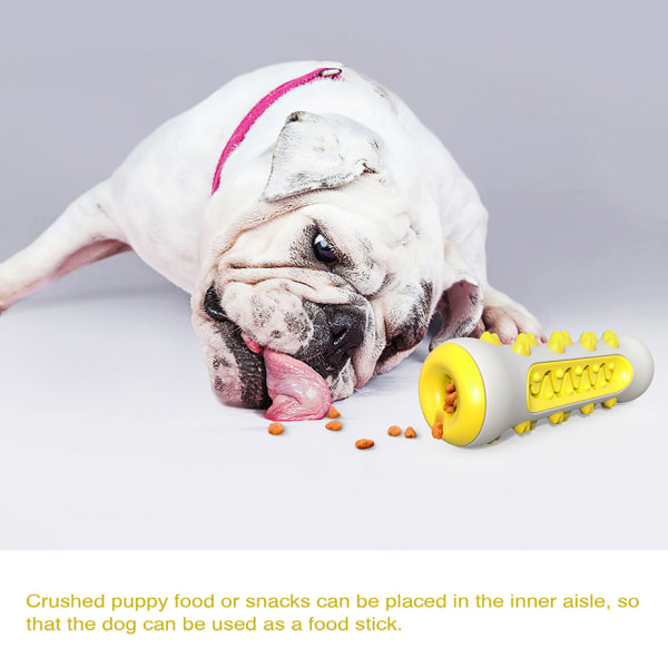 Tillbehör för husdjur för hundtandborste yellow