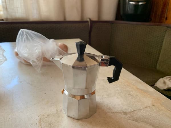Moka Pot kaffemaskin gray 150ml