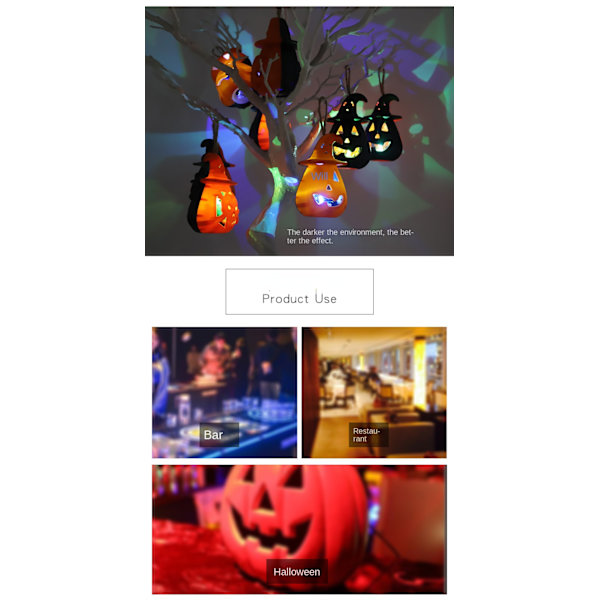Halloween Pumpa Lantern Led Hanging Ghost Lantern Lamp black 2pcs