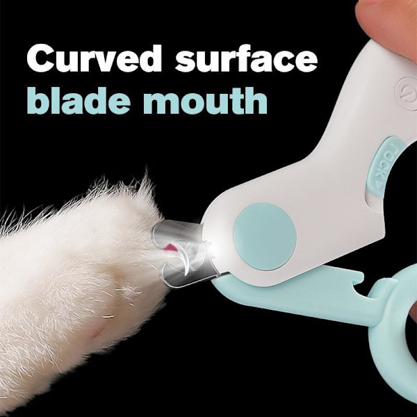 LED Nagelklippare Nagelklippare för husdjur Hundar Cat Grooming green 105*62*15mm