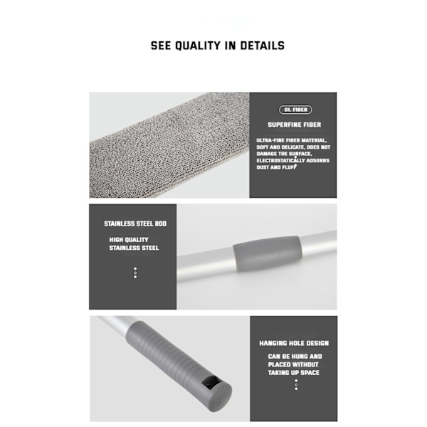 Dust Cleaner Corner Cleaning Tool Mikrokuituliuta 1set