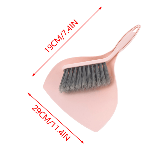 Desktop Sweeper -jätteiden puhdistustyökalut pink 19*29*3cm,22.5*3*0.7cm