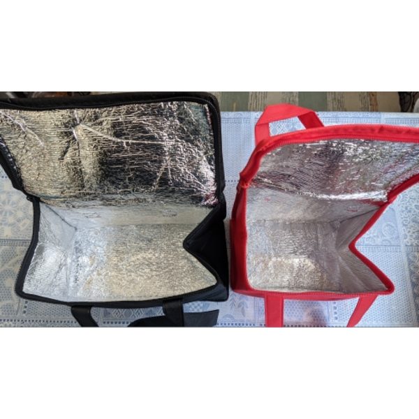 Camping frokost termisk isolerede køletasker red 28*14*17cm