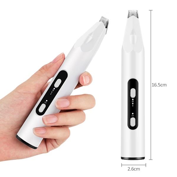 3 i 1 kæledyrshårtrimmer Kæledyrsfodshårklipper Professionel white 26*16.5cm