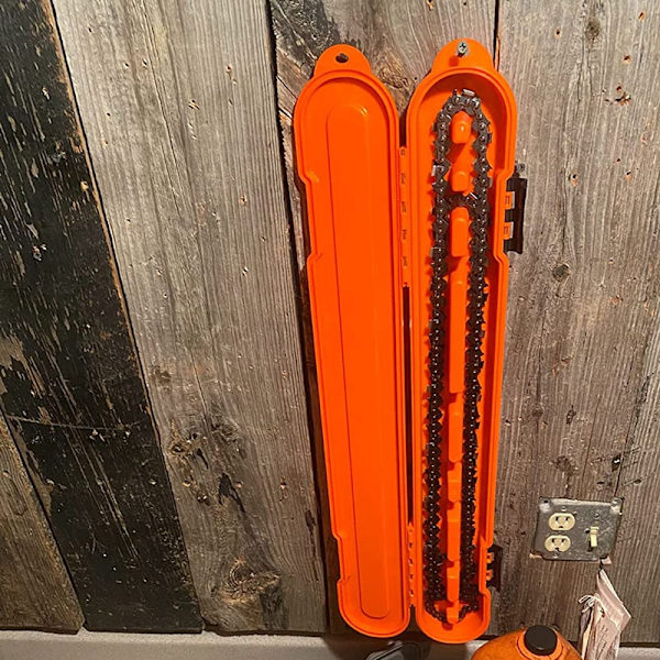 Chain Locker Motorsåg Chain Storage Locker Case orange 50 *10 *6 CM