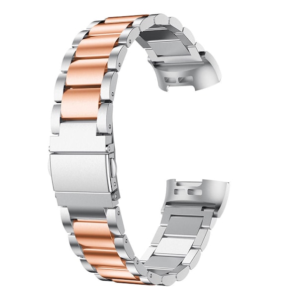 For Fitbit Charge 5 4 3 2 Smart Armbånd Watch Rustfrit stål Rem Loop Til Fitbit Charge 3 SE Sølv Rem Correa Silver For Charge 3 4