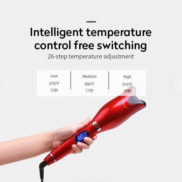 Multiful automatisk keramisk roterende hårkrøller red 356*147*85mm