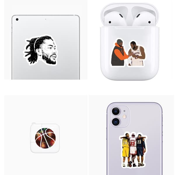 Basket Star Stickers NBA Small Decal 50st