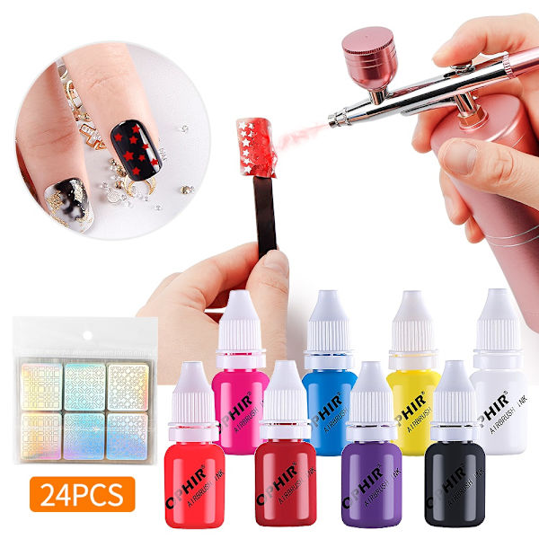 Mini luftkompressor färgsprayverktyg red