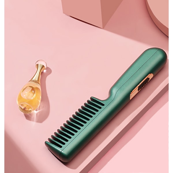 USB kam hår rakt korrugering curling styler green 20*170*75mm