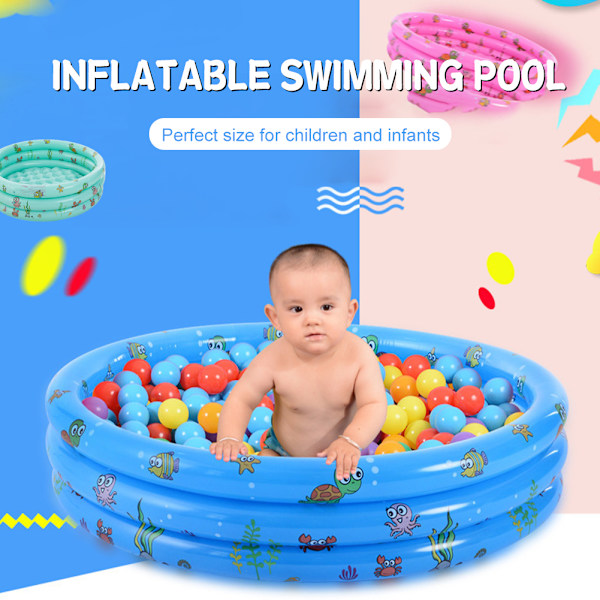 Bärbar inomhus utomhus baby uppblåsbar green small