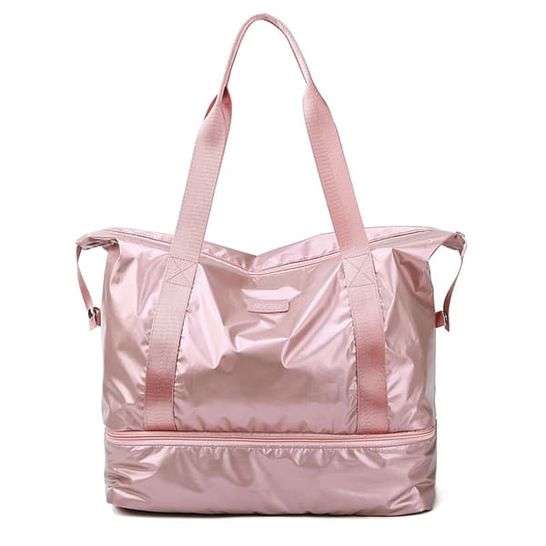 Fitness singelaxelväska helgväska pink
