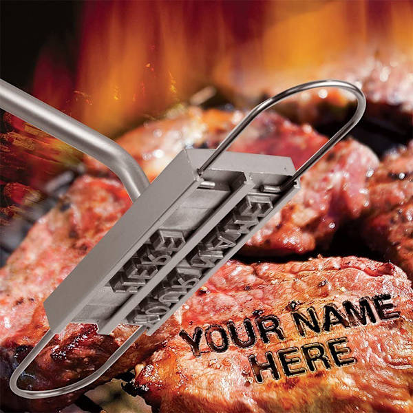 BBQ Branding Iron 55 Letters DIY Printed BBQ Tool 1/set