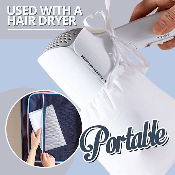 Travel Foldbar Tøjtørretaske Pladsbesparende top&bottom