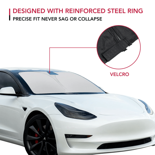 Tesla tuulilasi aurinkosuoja taitettava etuikkuna aurinkovarjosuoja cover mallille Y malli 3 For Model 3