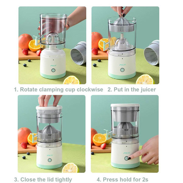 Multifunction Device Juicer USB Machine Visual green 138mm*112mm*237.5mm