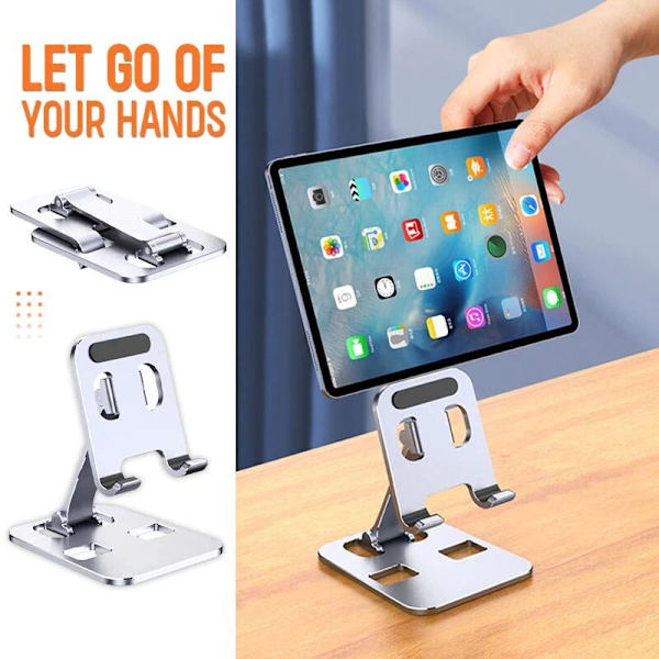 Foldet Justerbar Aluminiumslegering Holder Notebook Tablet Stand black 135*85*25mm